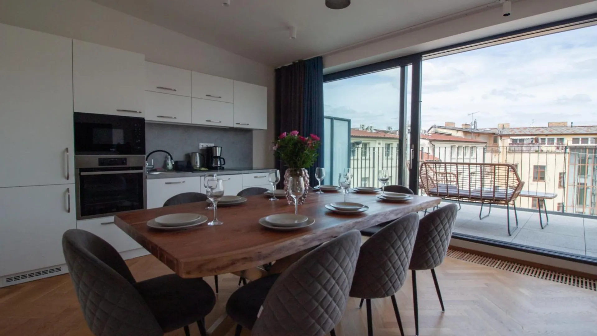 Stay Inn Apartments Seifertova Prága Csehország